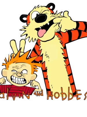 Parche para ropa Calvin And Hobbes