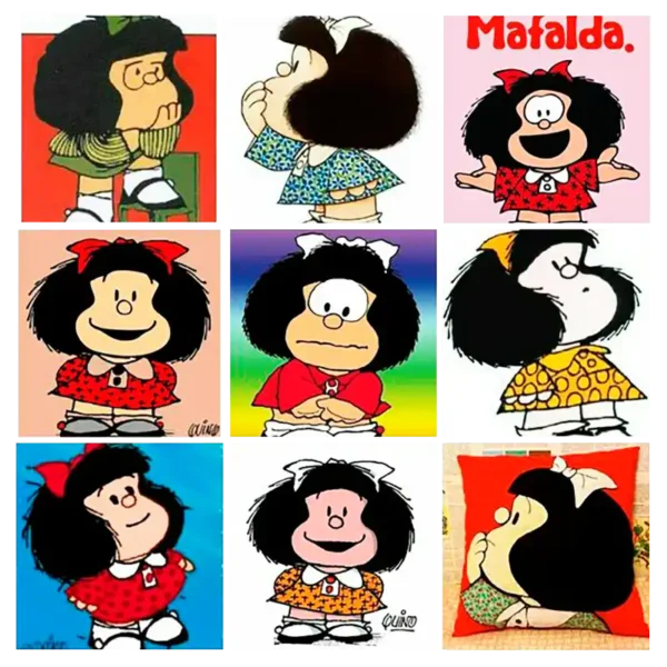 Parche para Ropa Mafalda Gestos