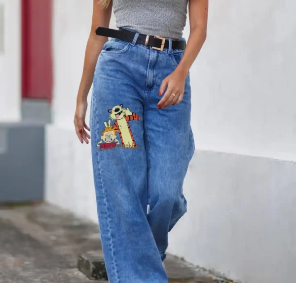 sticker para ropa Calvin And Hobbes