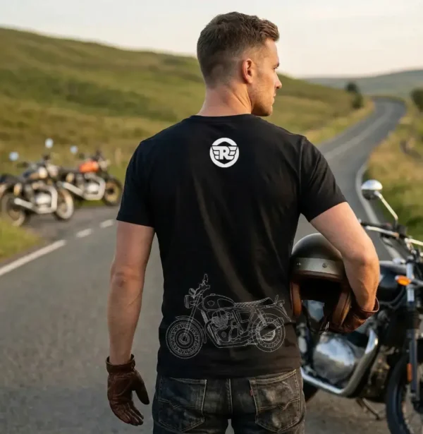 camiseta moto royal enfield (3) camisa moto royal enfield